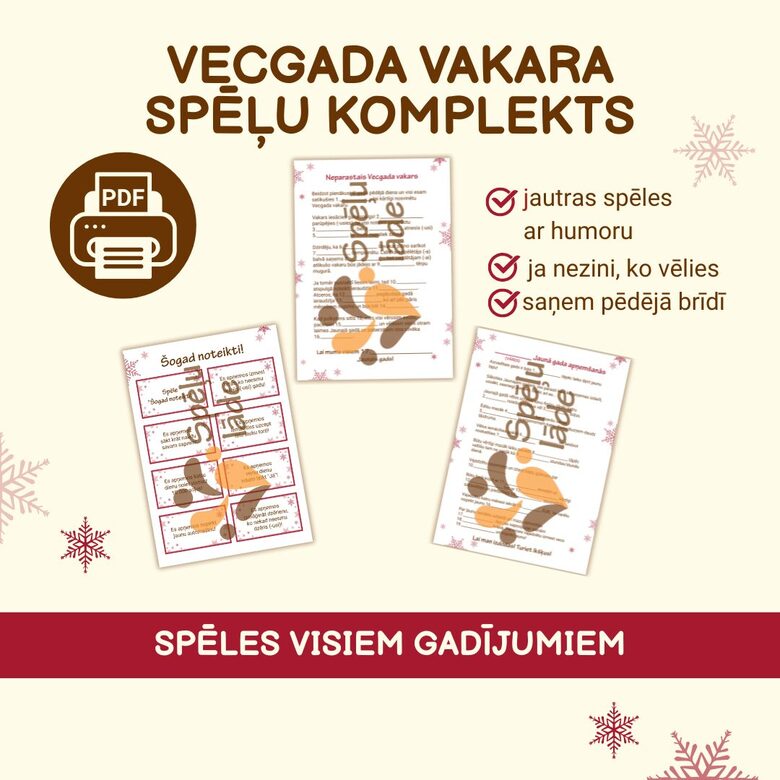 VECGADA SPĒĻU KOMPLEKTS